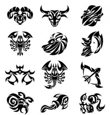 Darmowe wzory tatuaży zodiaku