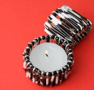 Portavelas imperdible