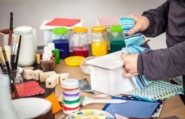 Caja de collage de recuerdo