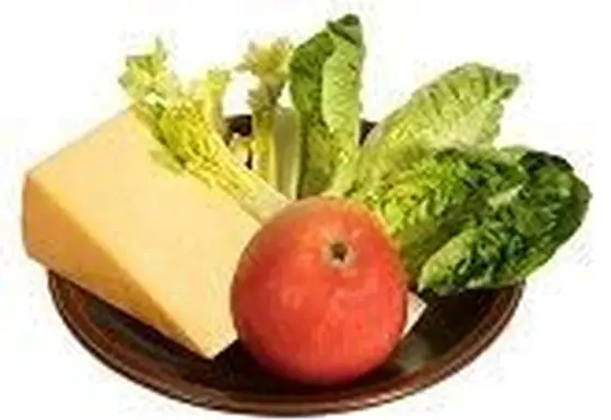 assiette de légumes