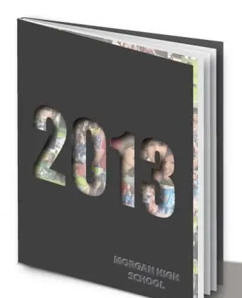 Copertina dell'annuario ritagliata