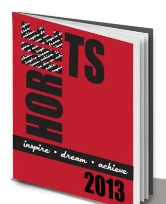 copertina dell'annuario rossa