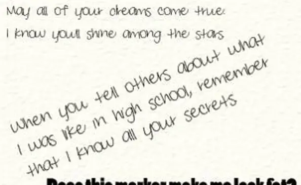 Citações do anuário do ensino médio