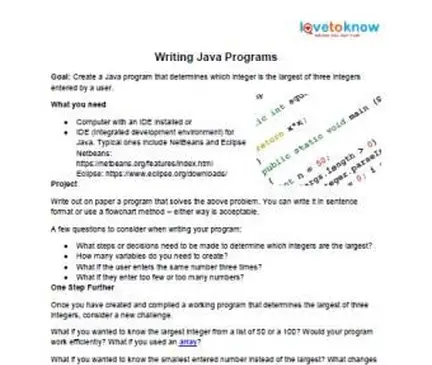 écriture de programmes java pour des projets d'ingénierie informatique