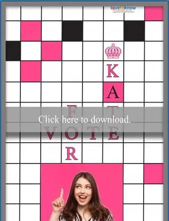 Poster a tema tessere di Scrabble