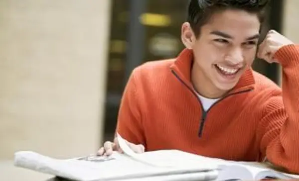 Lächelnder Schüler