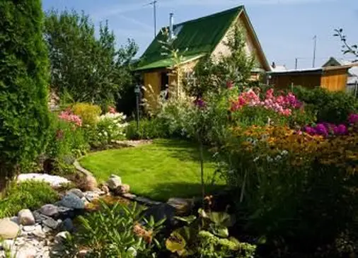 Esempio di giardino di campagna inglese