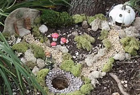 Progetto del paesaggio del giardino delle fate