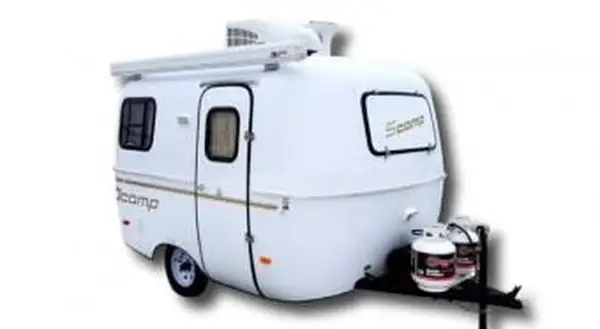 Wet Bath를 쉽게 갖춘 4 개의 눈물 방울 트레일러