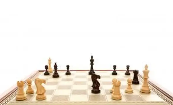 Szachownica z bukszpanu