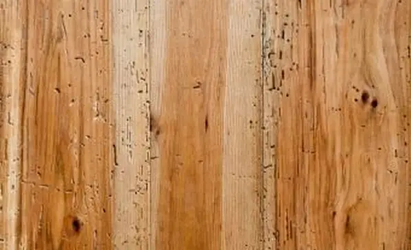 오래된 느릅 나무 나무 판자