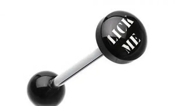 Lick Me 아크릴 바벨 WildKlass Tongue Ring