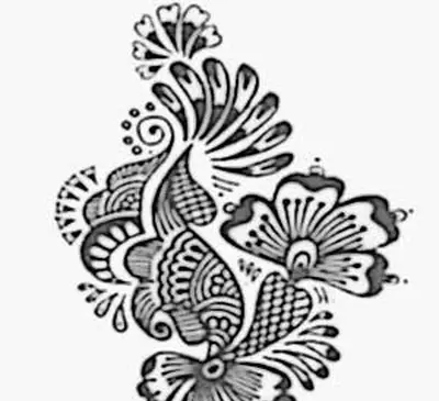 Disegni arabi all'henné