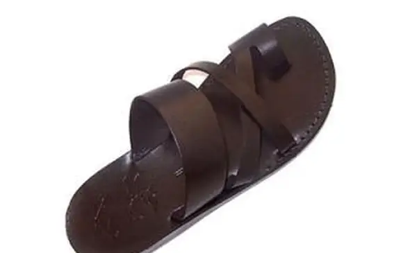 Sandálias de Couro Genuíno