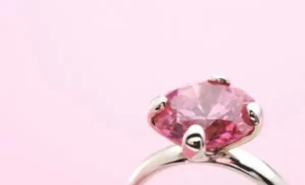 핑크 다이아몬드 약혼 반지