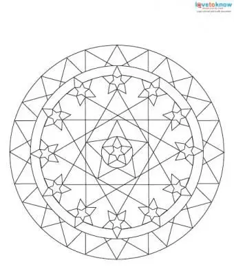 무료 만다라 디자인 인쇄 3
