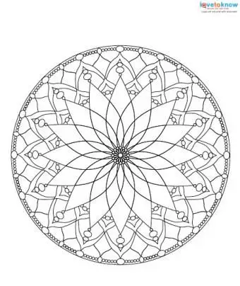 인쇄용 무료 만다라 디자인 2