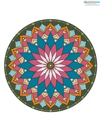 2 색 인쇄를위한 무료 만다라 디자인