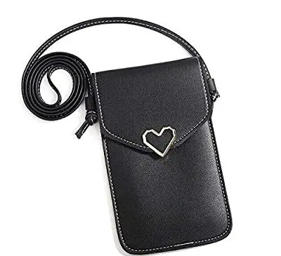 透明タッチスクリーン携帯電話クロスボディバッグ