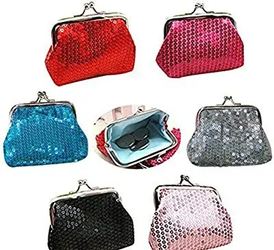 LovesTown 6 piezas de monederos brillantes brillantes