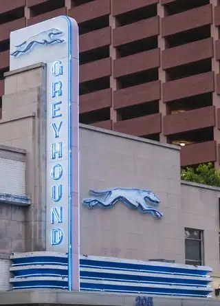그레이하운드 버스 정류장