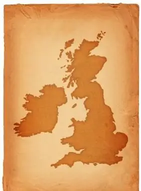 Mapa Wielkiej Brytanii