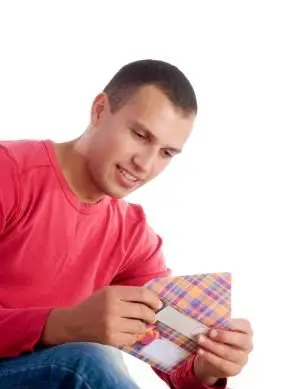 Lire une douce note d'amour