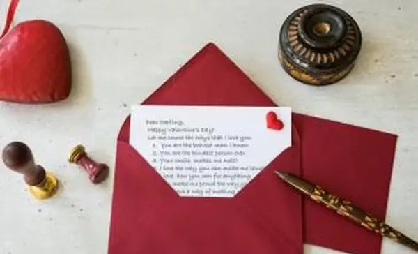 手書きのラブレター