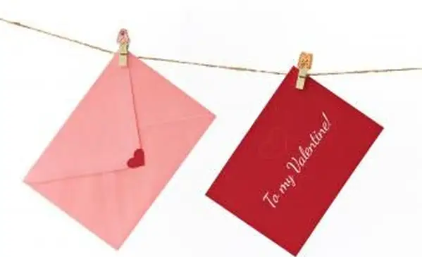 オンラインの私のバレンタイン封筒に