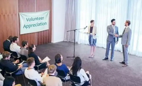 Prejavy ocenenia dobrovoľníka