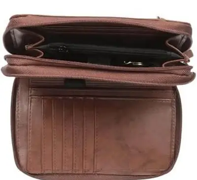 Cartera organizadora de doble cremallera Buxton Heiress