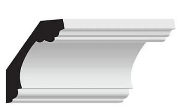 Moldura de corona de MDF