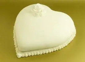 Bolos de casamento de camada única