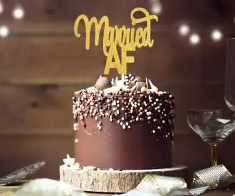 既婚AFケーキトッパー