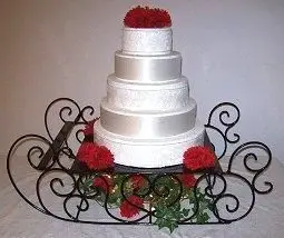 Fotografia stojana na železné koláče v saních