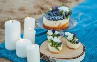 Tvarohový koláč a capcakes