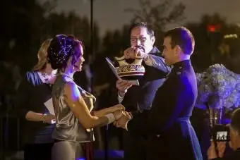 Cérémonie de mariage en vase