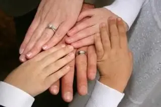 子供を含む結婚式の誓いのサンプル