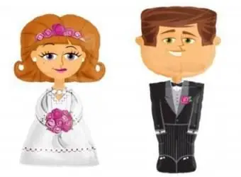 新郎新婦のウェディングバルーン