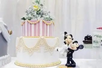 Svadobné dekorácie Mickey a Minnie