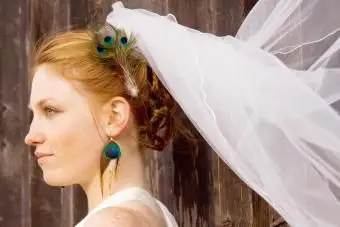 孔雀をテーマにした結婚式