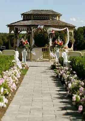 piękny park z panoramą