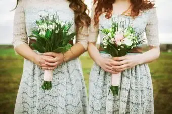 Demoiselles d'honneur en dentelle