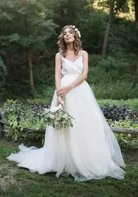 שמלת כלה בוהו בהשראת פיות