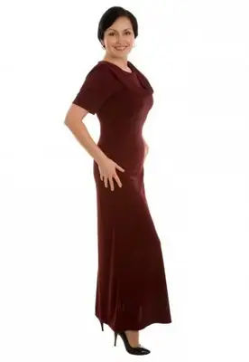 플레어 밑단 풀 드레스