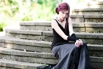 Vestidos de noiva punk gótico