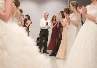 ファッションショーでのピーター・ラングナー