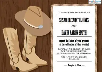 Inviti di nozze occidentali