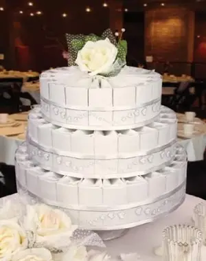 Kit de pastel de regalo de boda de 3 niveles