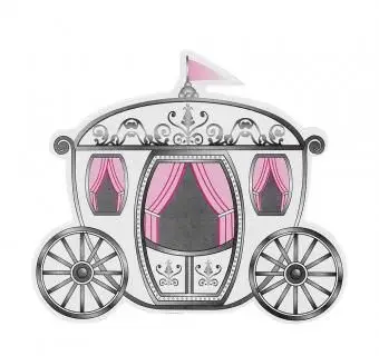 Caja del favor de la boda del carro